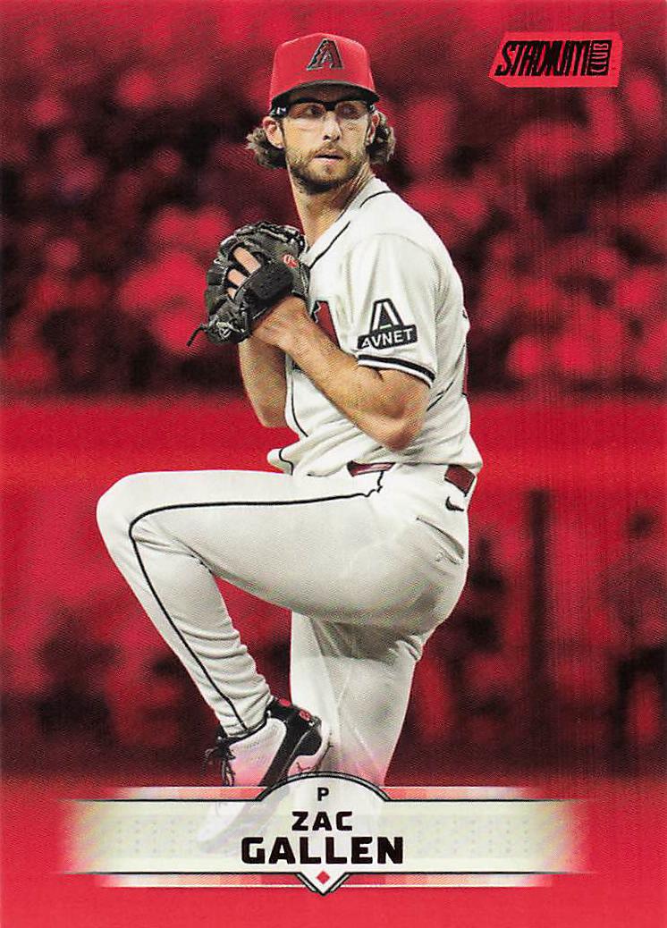2025 Stadium Club Baseball Red Foil Zac Gallen #80