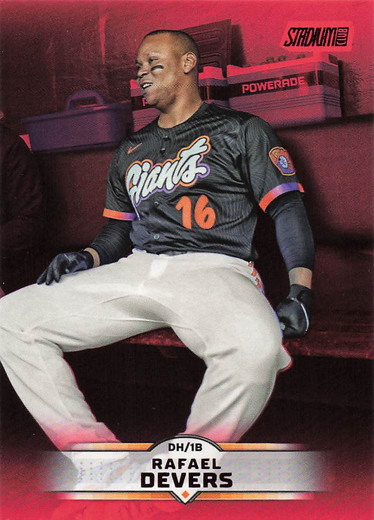 2025 Stadium Club Baseball Red Foil Rafael Devers #7