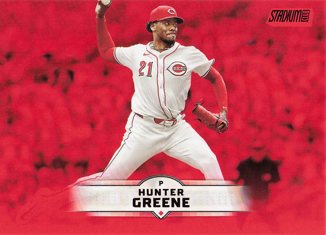 2025 Stadium Club Baseball Red Foil Hunter Greene #92