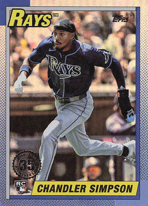 2025 Topps Update Baseball 1990 Topps Chandler Simpson #U90-6