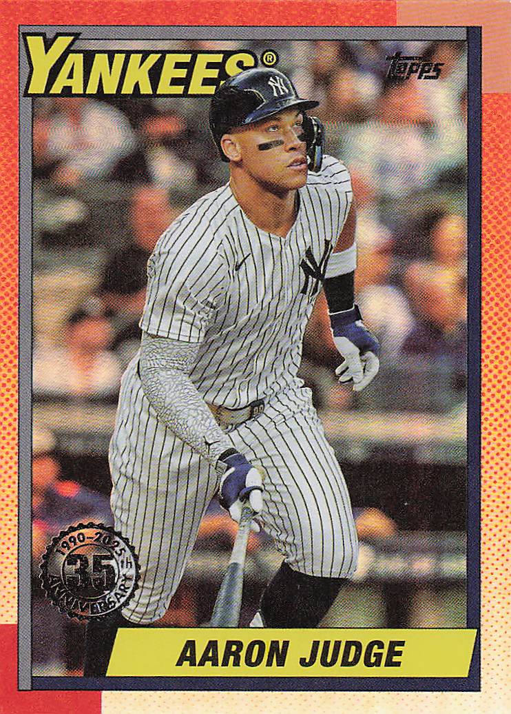 2025 Topps Update Baseball 1990 Topps Aaron Judge #U90-30