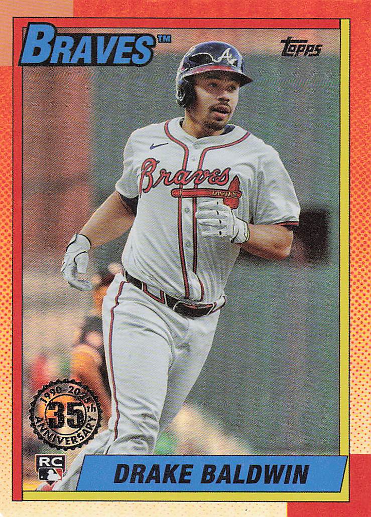2025 Topps Update Baseball 1990 Topps Drake Baldwin #U90-32