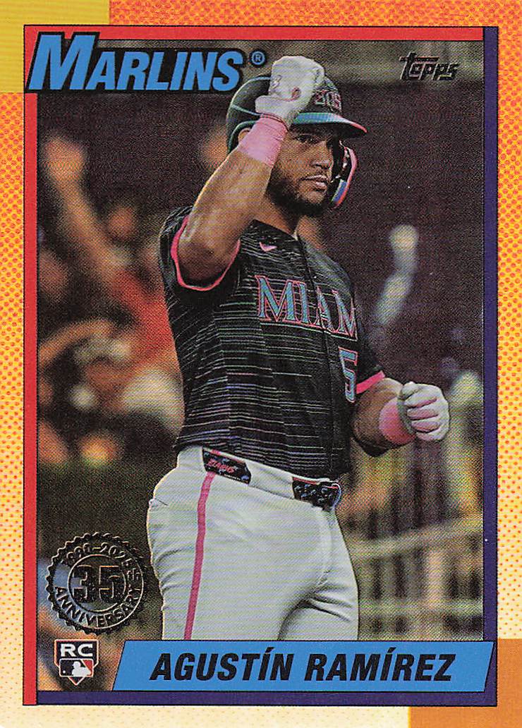 2025 Topps Update Baseball 1990 Topps Agustín Ramírez #U90-37
