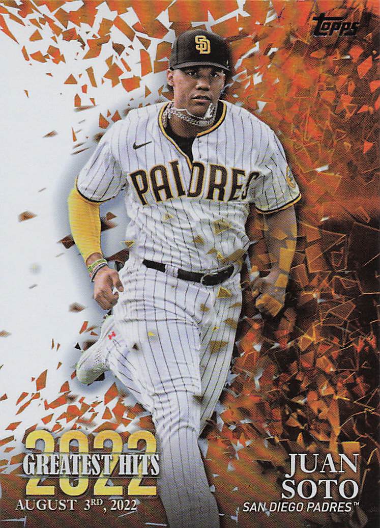 2023 Topps Baseball 2022 Greatest Hits Juan Soto #22GH-24