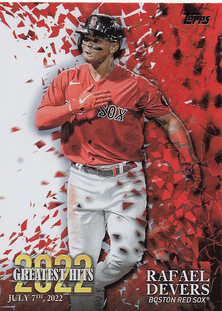 2023 Topps Baseball 2022 Greatest Hits Rafael Devers #22GH-7