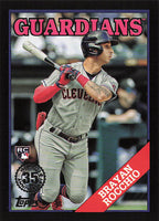2023 Topps Update Baseball 1988 Topps Black 172/299 Brayan Rocchio #88US-47