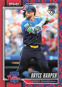 2026 Topps Baseball Team Color Border Bryce Harper #250