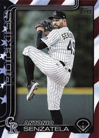 2025 Topps Update Baseball Independence Day 25/76 Antonio Senzatela #US154