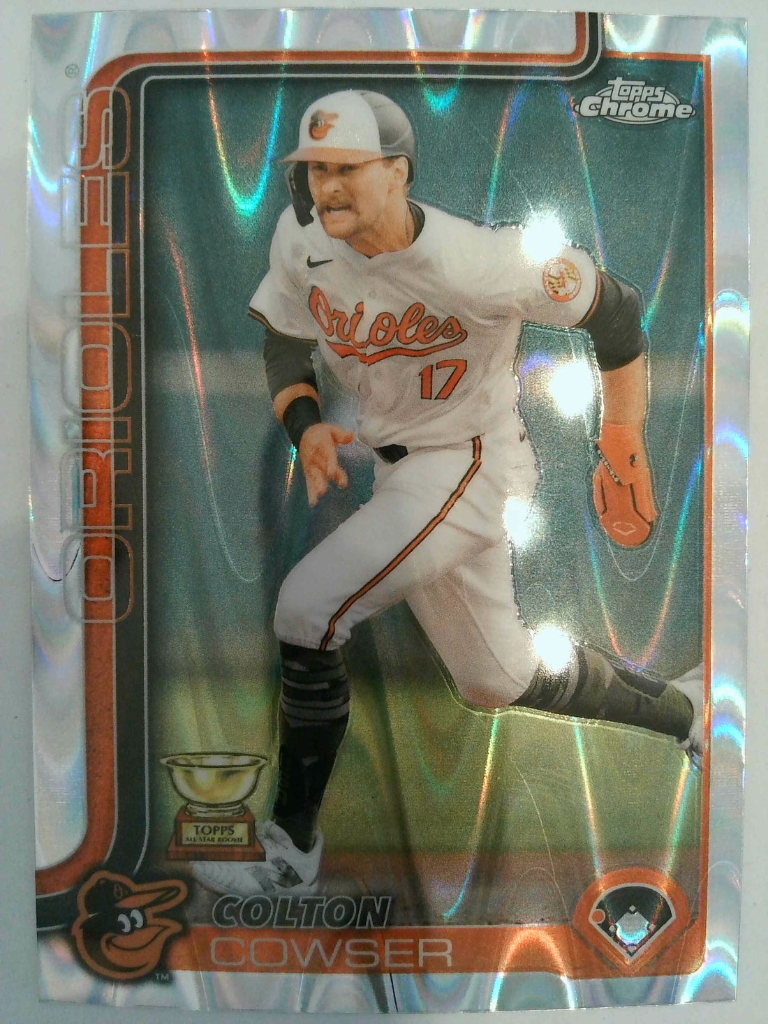 2025 Topps Chrome Baseball Raywave Refractors Colton Cowser #44