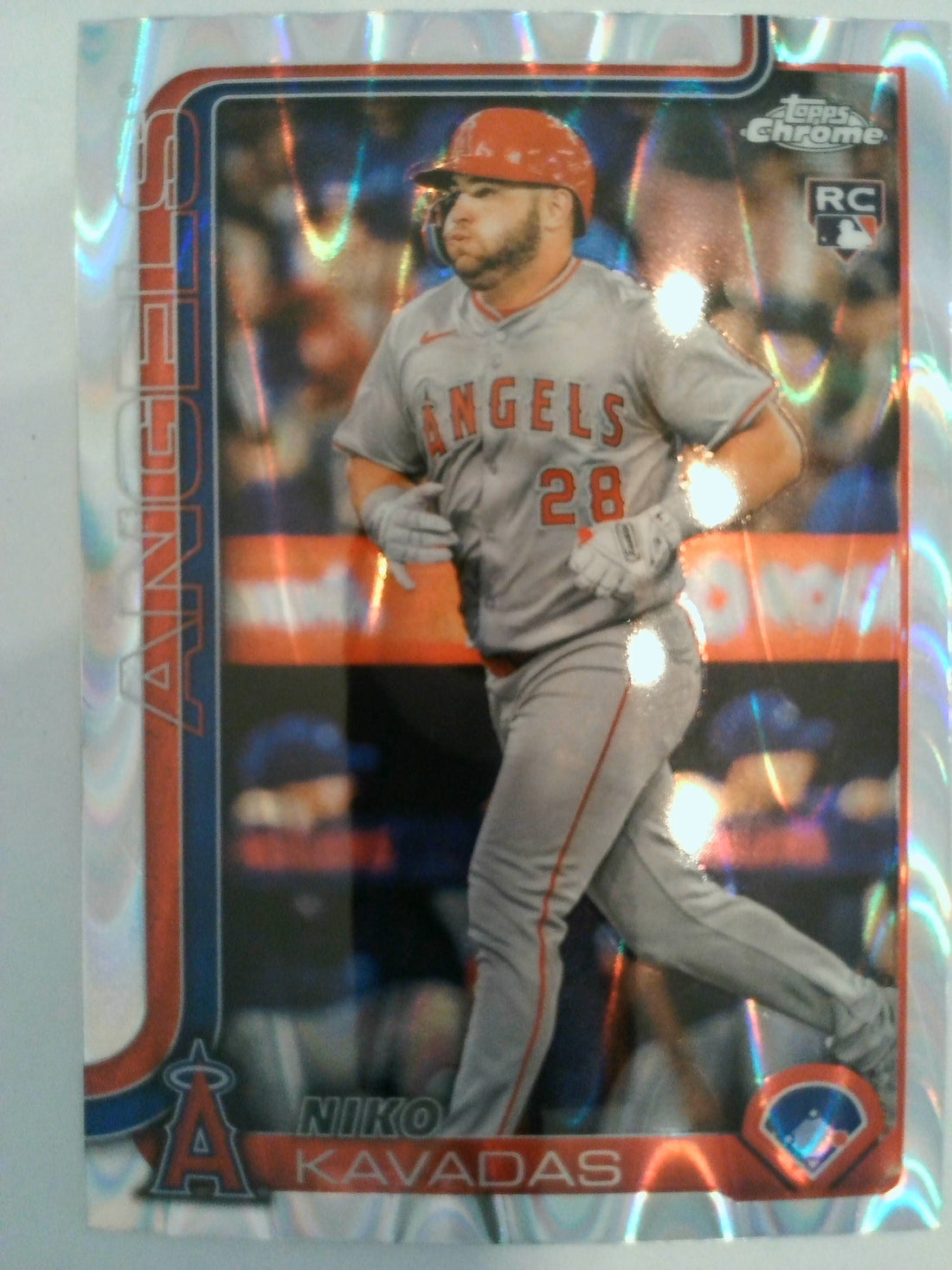 2025 Topps Chrome Baseball Raywave Refractors Niko Kavadas #20 Rookie