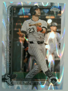 2025 Topps Chrome Baseball Raywave Refractors Andrew Benintendi #197
