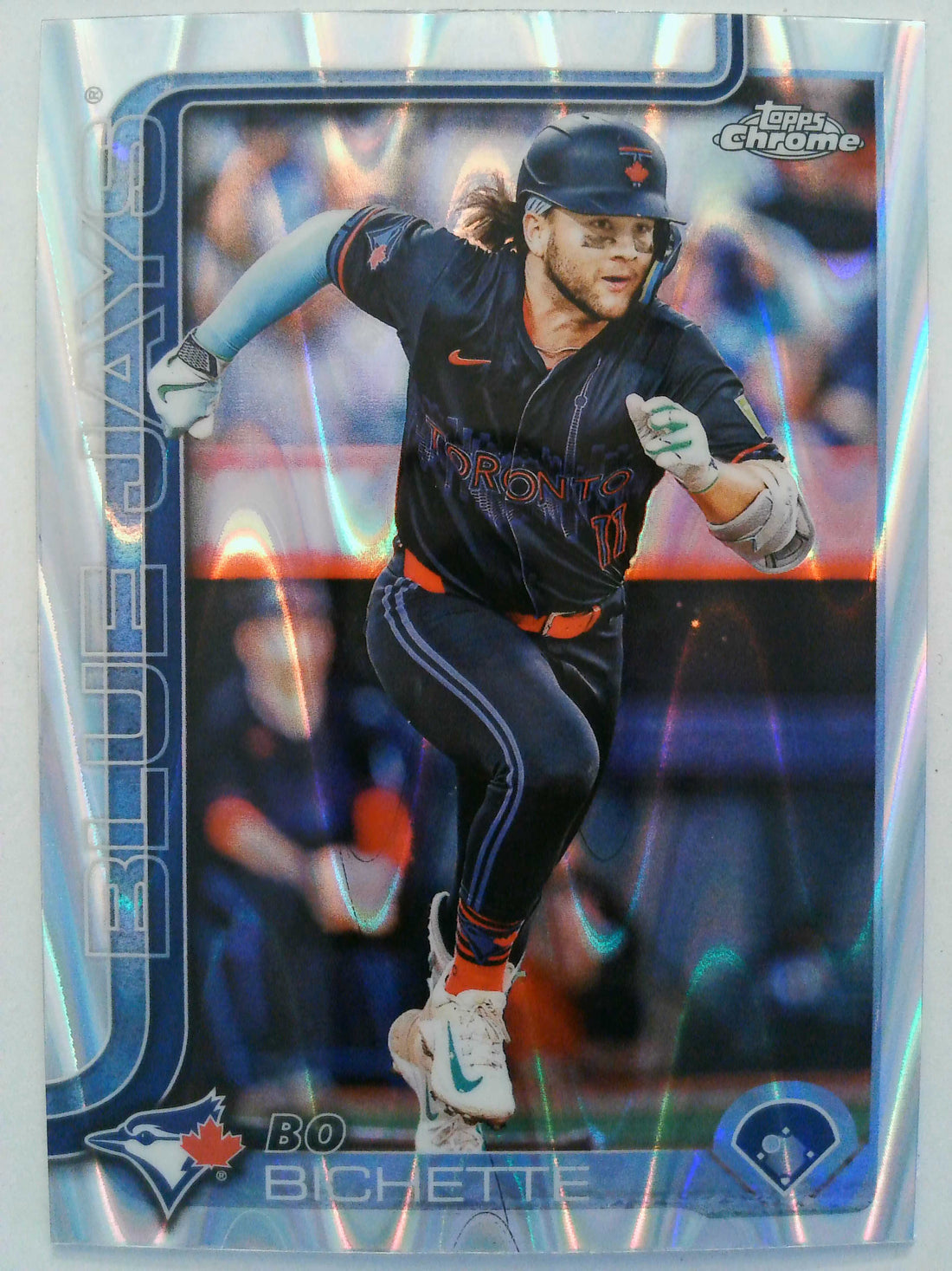 2025 Topps Chrome Baseball Raywave Refractors Bo Bichette #101