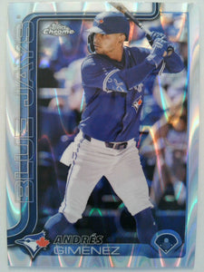 2025 Topps Chrome Baseball Raywave Refractors Andrés Giménez #70