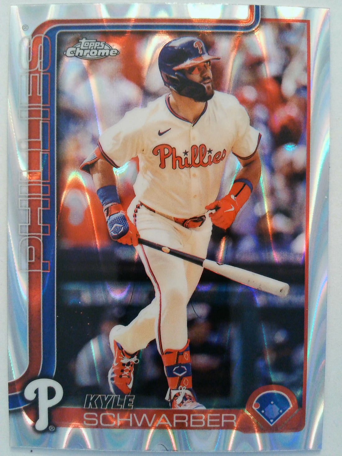 2025 Topps Chrome Baseball Raywave Refractors Kyle Schwarber #31
