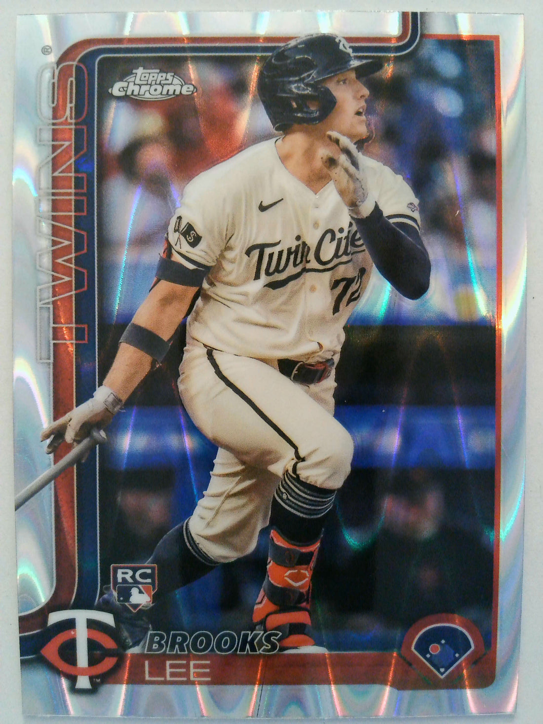 2025 Topps Chrome Baseball Raywave Refractors Brooks Lee #234 Rookie