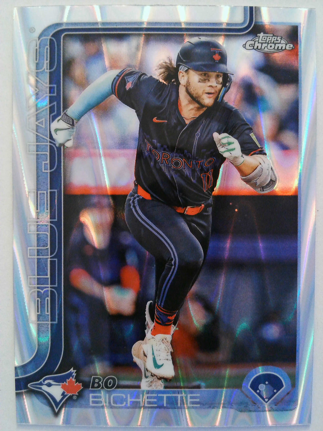 2025 Topps Chrome Baseball Raywave Refractors Bo Bichette #101