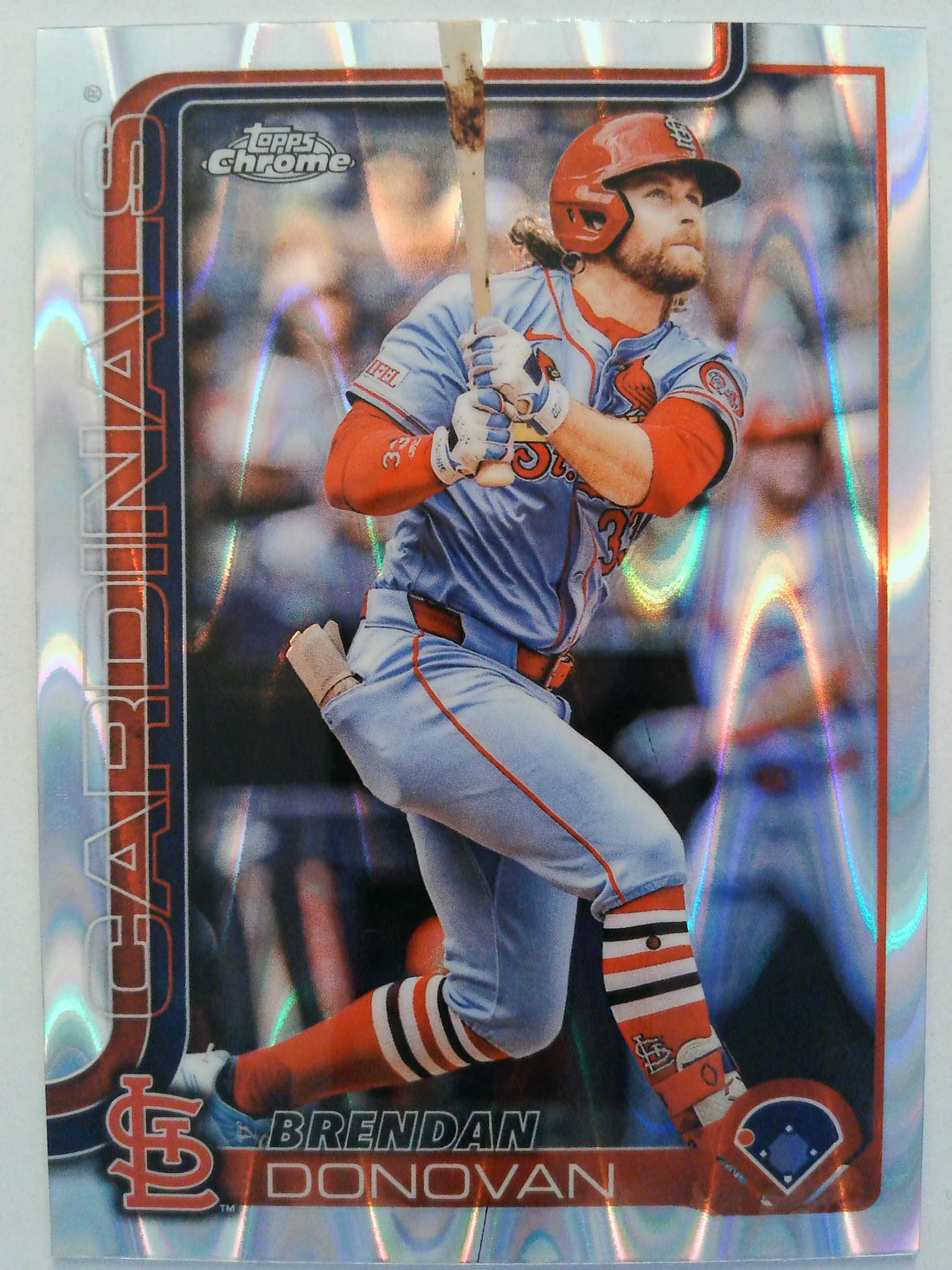 2025 Topps Chrome Baseball Raywave Refractors Brendan Donovan #233