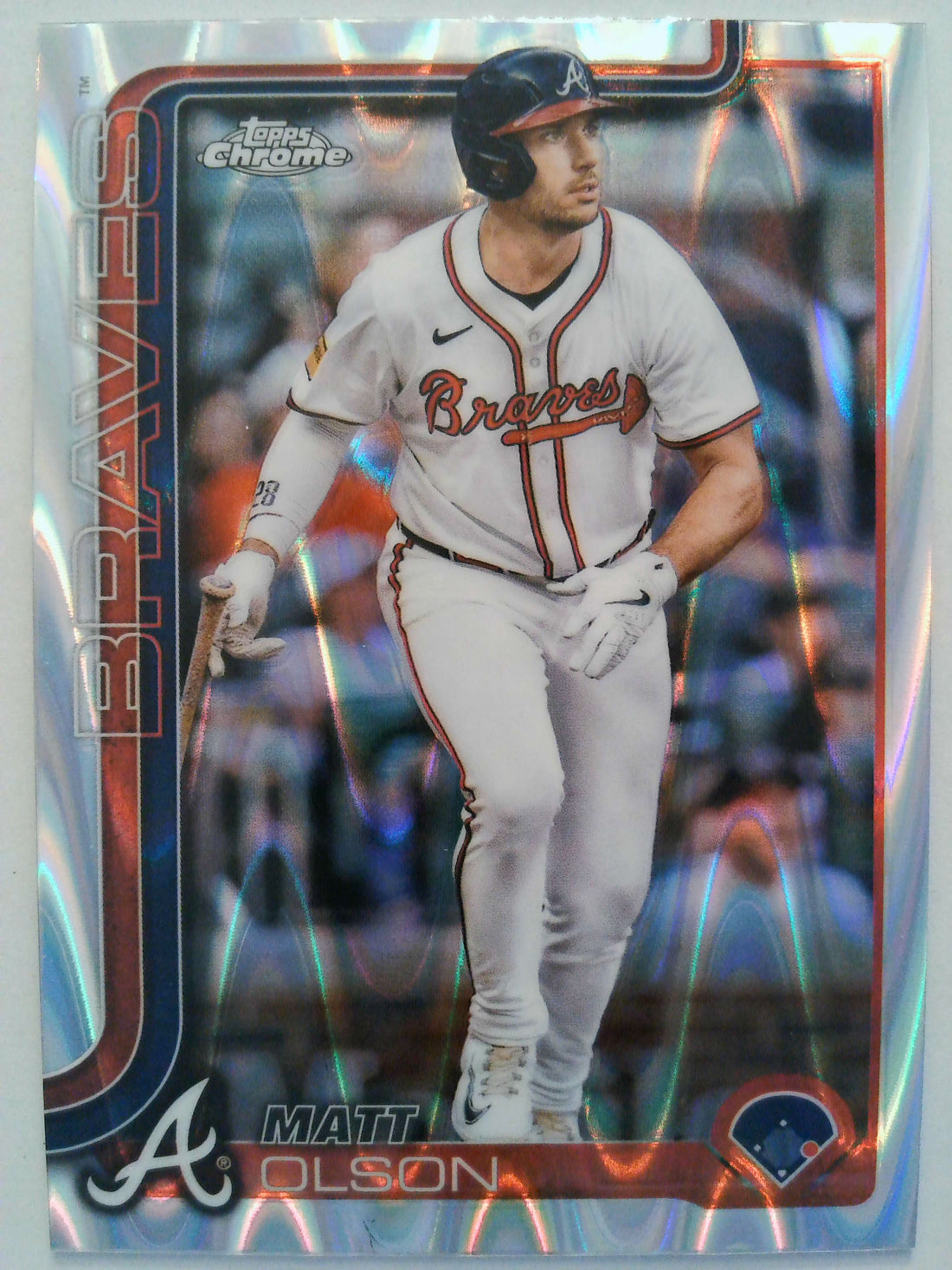 2025 Topps Chrome Baseball Raywave Refractors Matt Olson #193