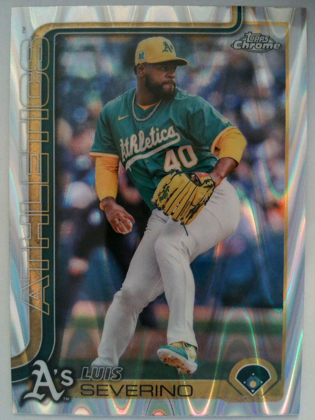2025 Topps Chrome Baseball Raywave Refractors Luis Severino #241