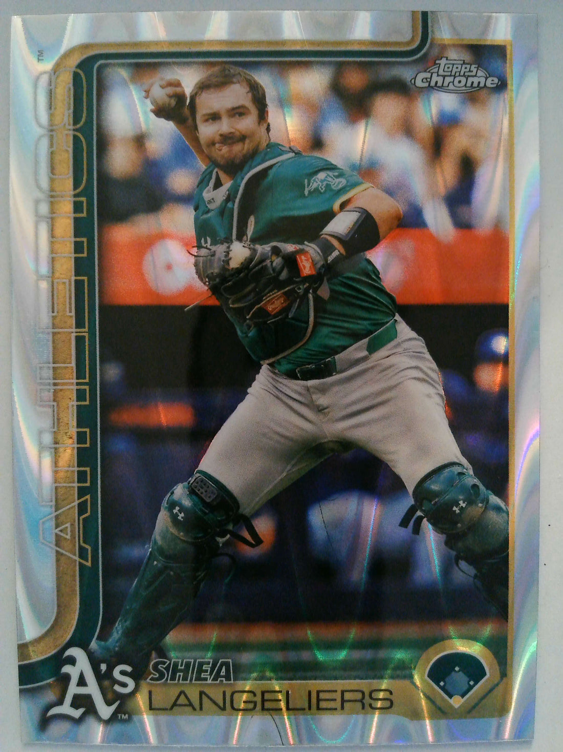 2025 Topps Chrome Baseball Raywave Refractors Shea Langeliers #58