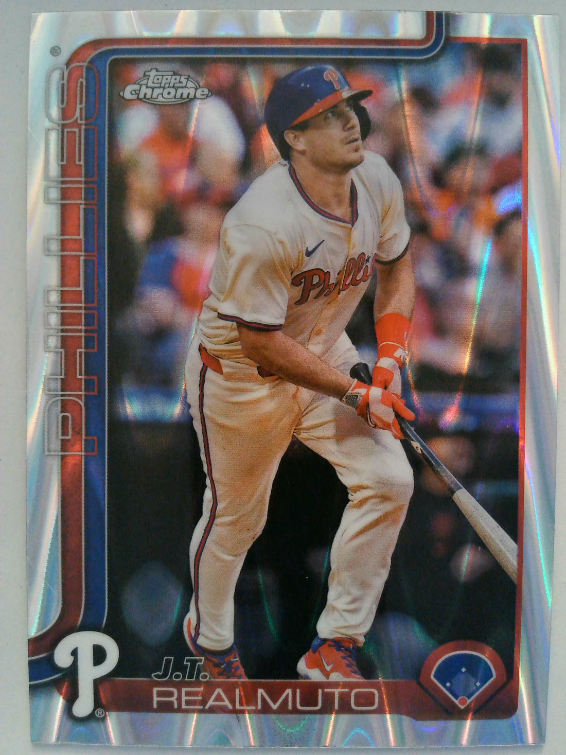 2025 Topps Chrome Baseball Raywave Refractors J.T. Realmuto #2