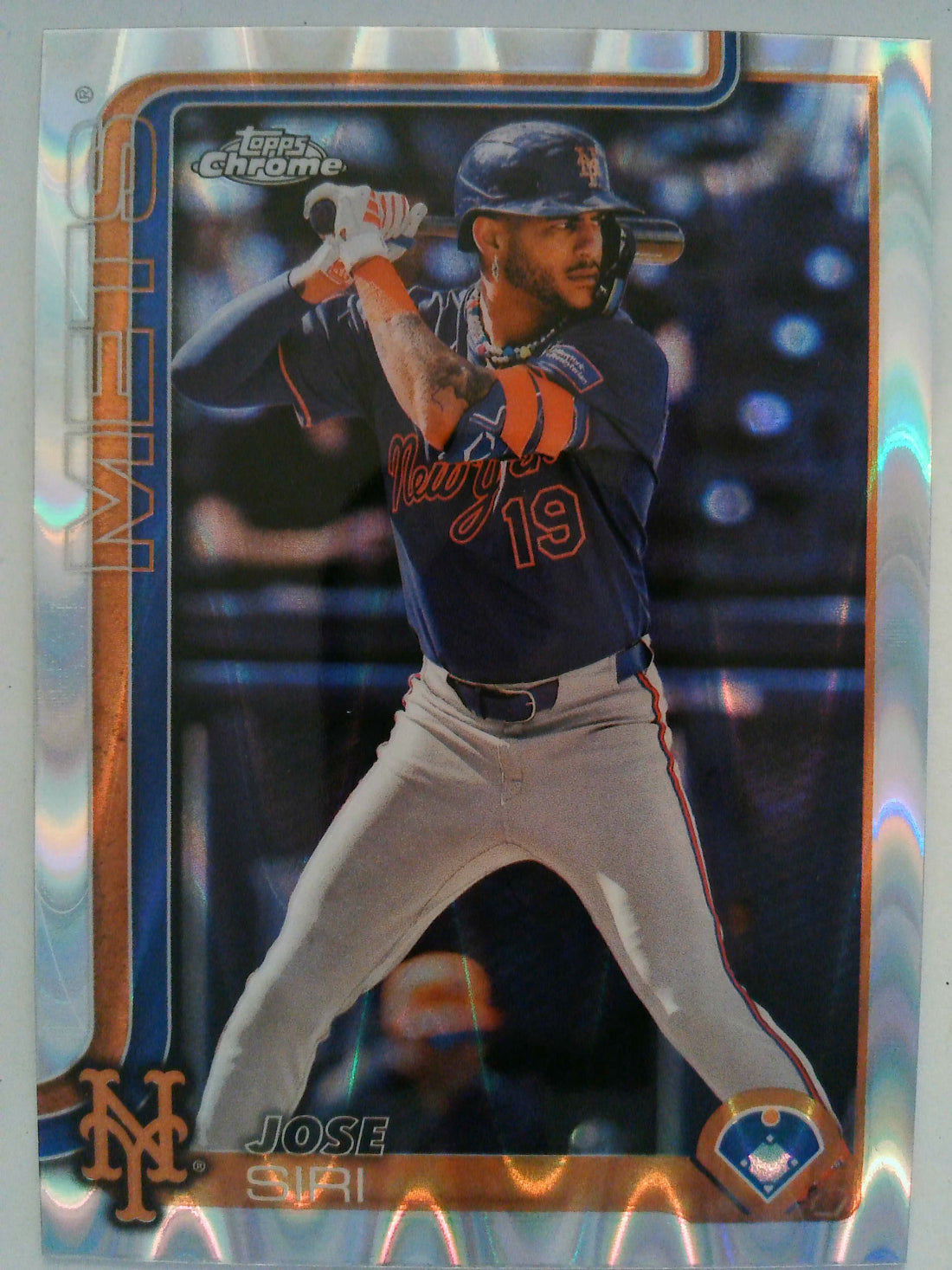2025 Topps Chrome Baseball Raywave Refractors Jose Siri #195