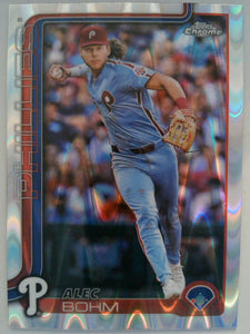 2025 Topps Chrome Baseball Raywave Refractors Alec Bohm #57