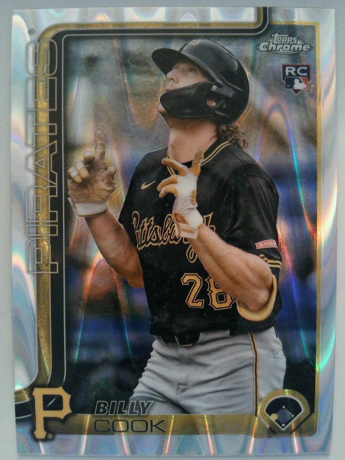 2025 Topps Chrome Baseball Raywave Refractors Billy Cook #273 Rookie