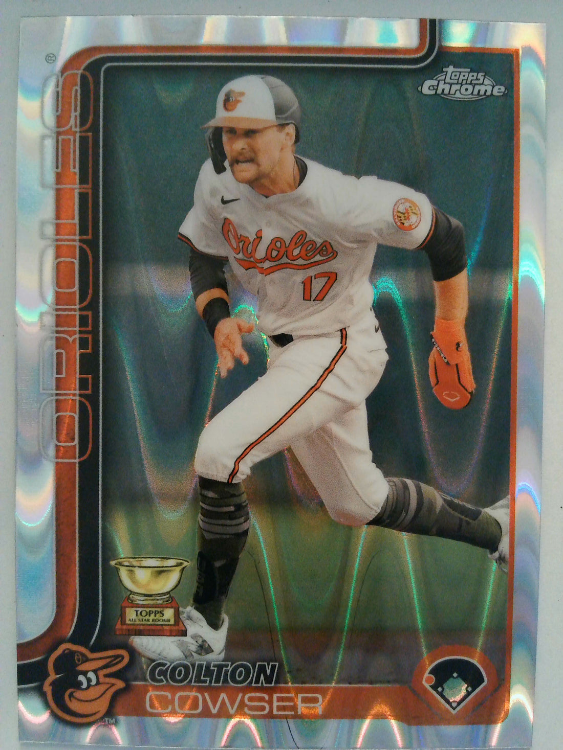 2025 Topps Chrome Baseball Raywave Refractors Colton Cowser #44