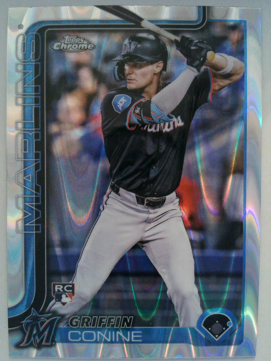 2025 Topps Chrome Baseball Raywave Refractors Griffin Conine #86 Rookie