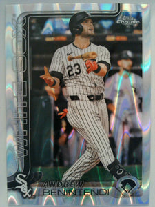 2025 Topps Chrome Baseball Raywave Refractors Andrew Benintendi #197