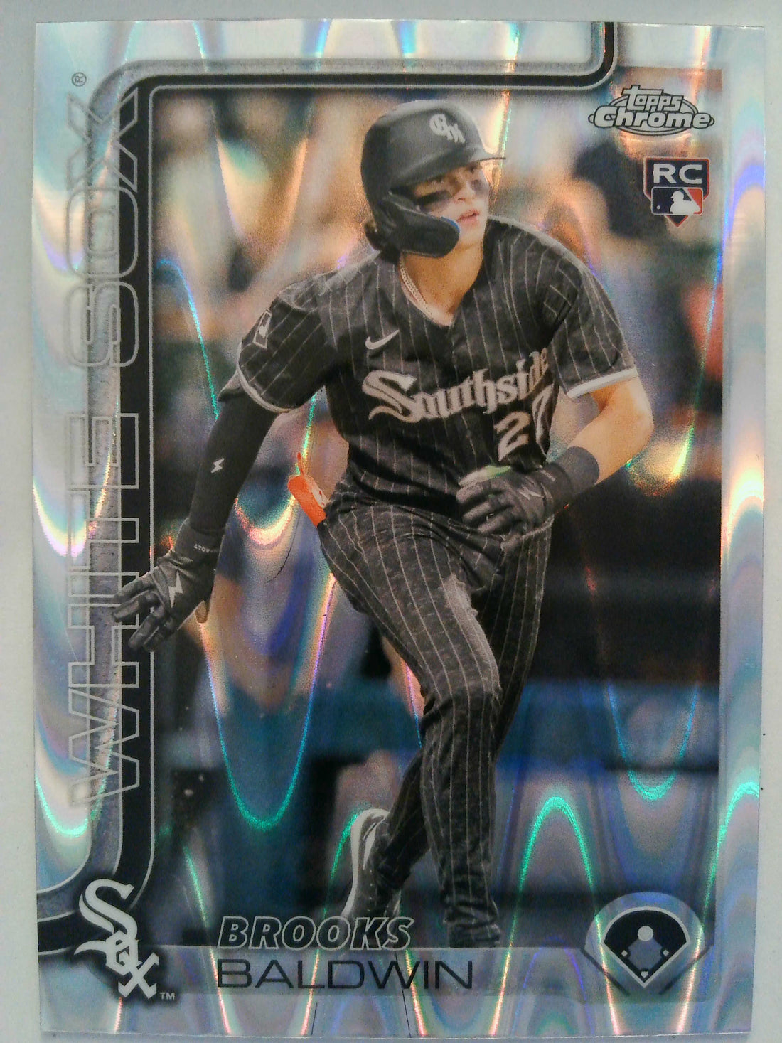 2025 Topps Chrome Baseball Raywave Refractors Brooks Baldwin #3 Rookie