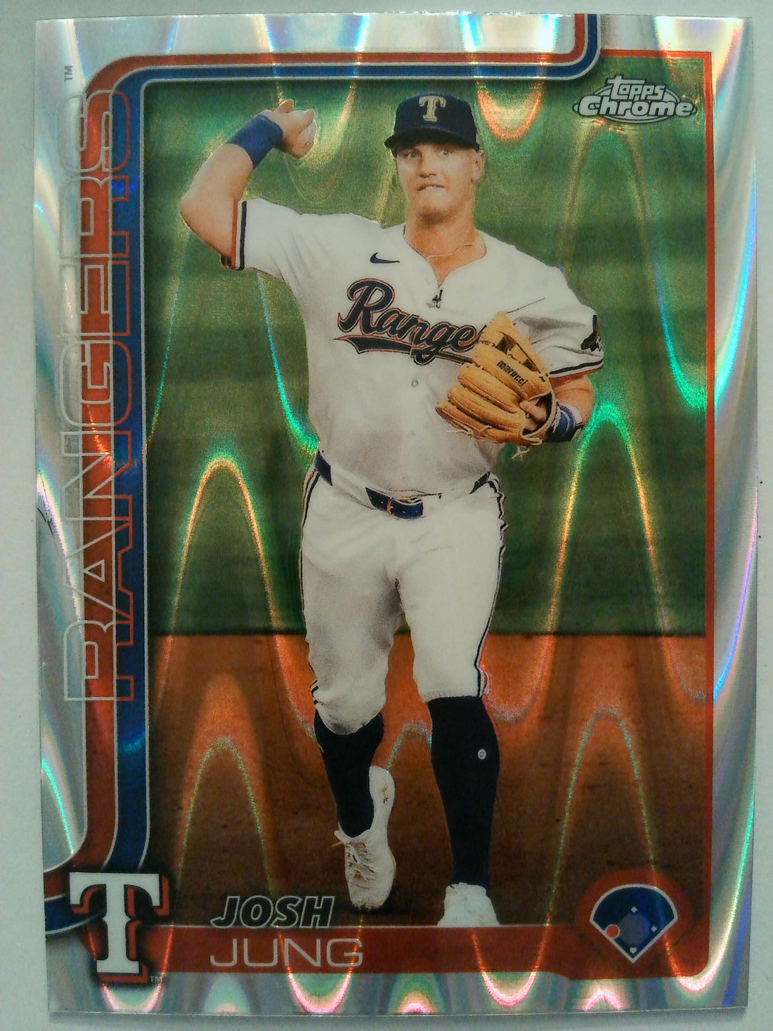 2025 Topps Chrome Baseball Raywave Refractors Josh Jung #220