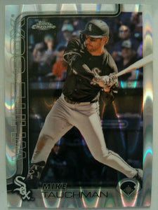2025 Topps Chrome Baseball Raywave Refractors Mike Tauchman #117