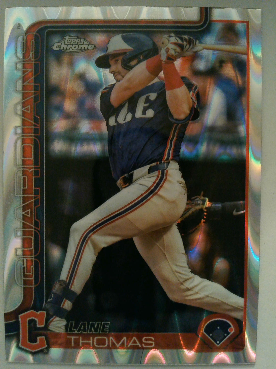 2025 Topps Chrome Baseball Raywave Refractors Lane Thomas #52