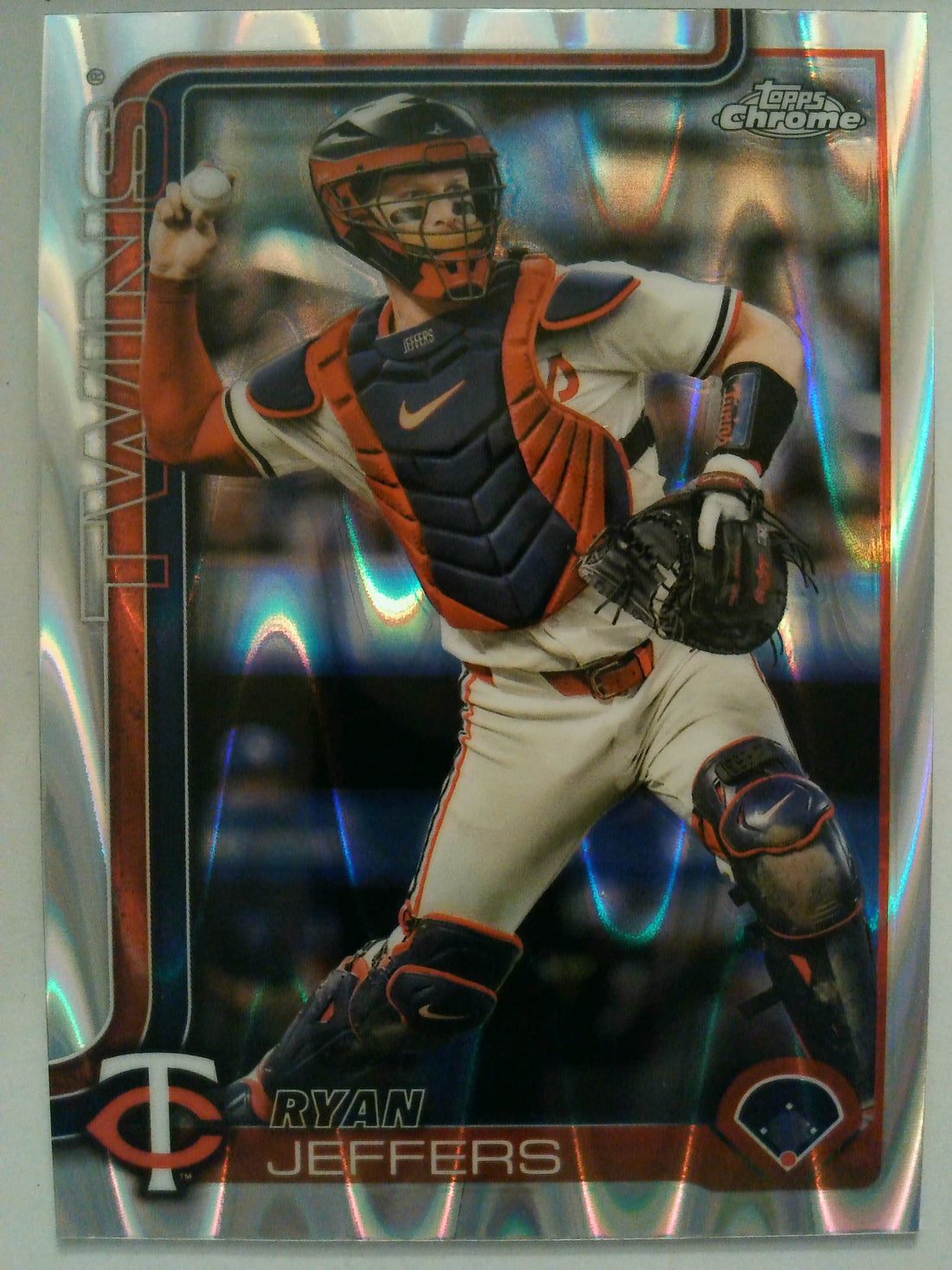 2025 Topps Chrome Baseball Raywave Refractors Ryan Jeffers #65