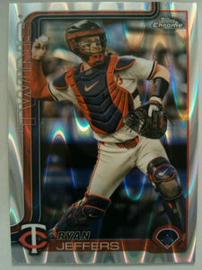 2025 Topps Chrome Baseball Raywave Refractors Ryan Jeffers #65