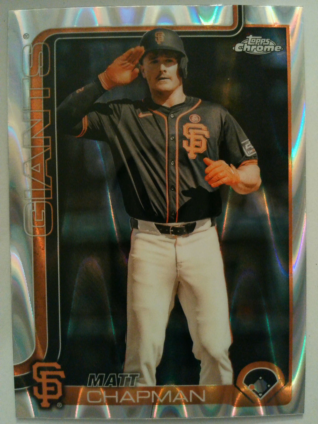 2025 Topps Chrome Baseball Raywave Refractors Matt Chapman #148