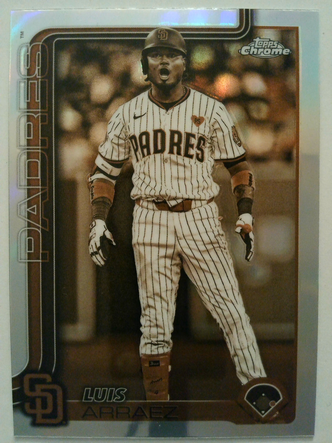 2025 Topps Chrome Baseball Sepia Refractors Luis Arraez #216