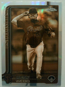 2025 Topps Chrome Baseball Sepia Refractors Logan Webb #296