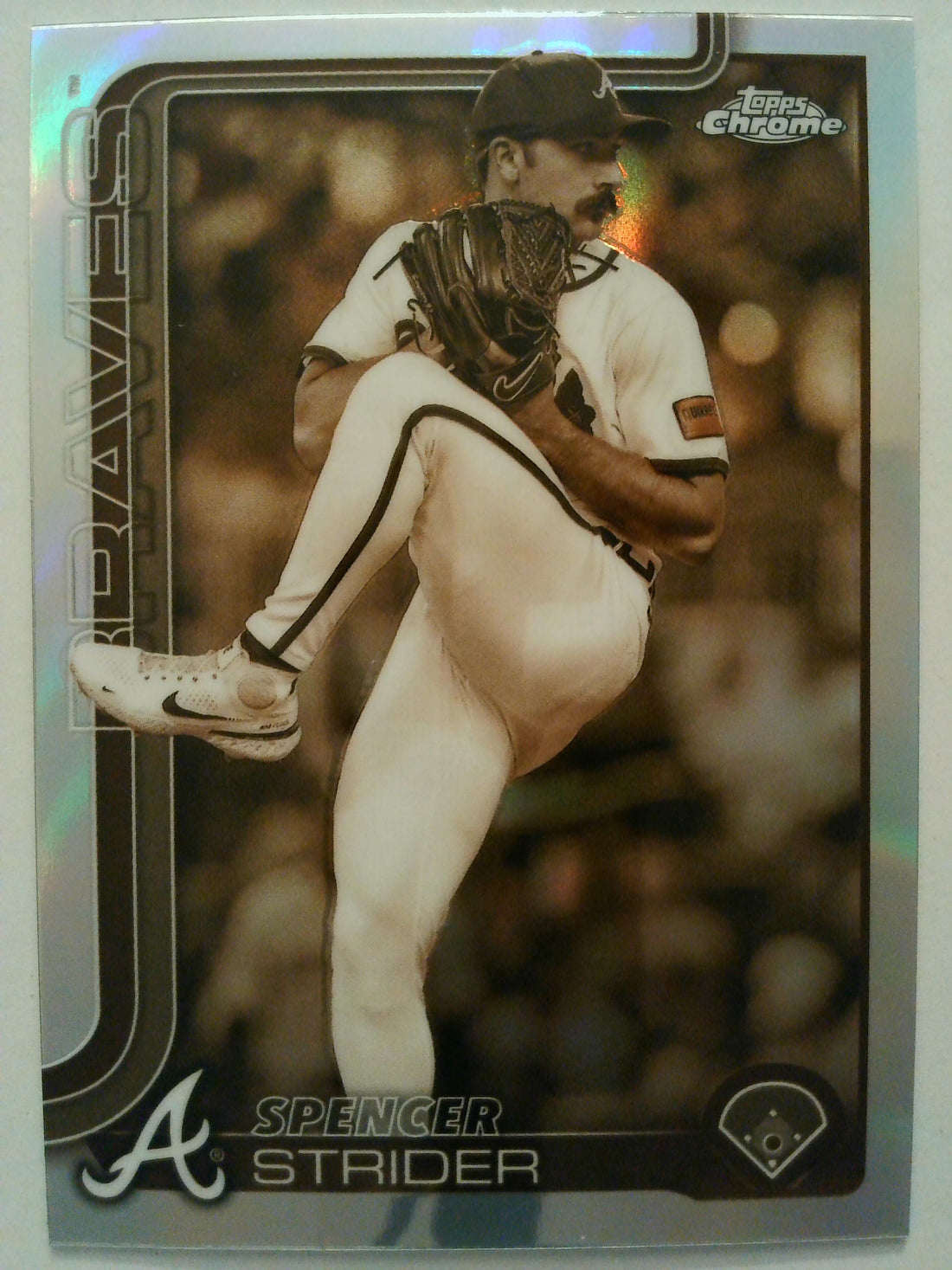 2025 Topps Chrome Baseball Sepia Refractors Spencer Strider #46