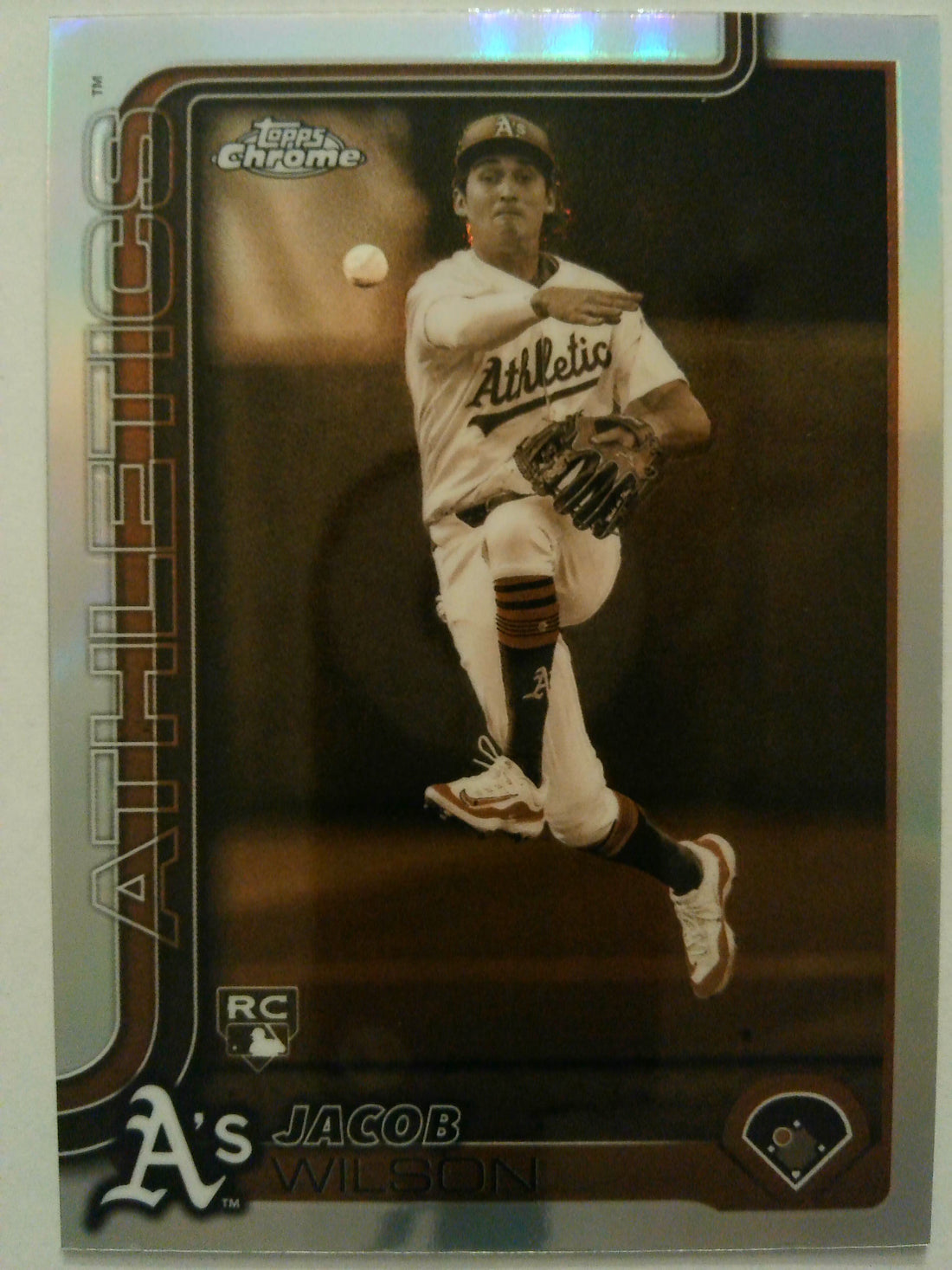 2025 Topps Chrome Baseball Sepia Refractors Jacob Wilson #96 Rookie