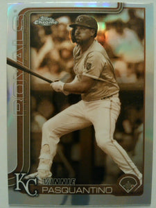 2025 Topps Chrome Baseball Sepia Refractors Vinnie Pasquantino #165