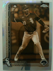 2025 Topps Chrome Baseball Sepia Refractors Miguel Vargas #51