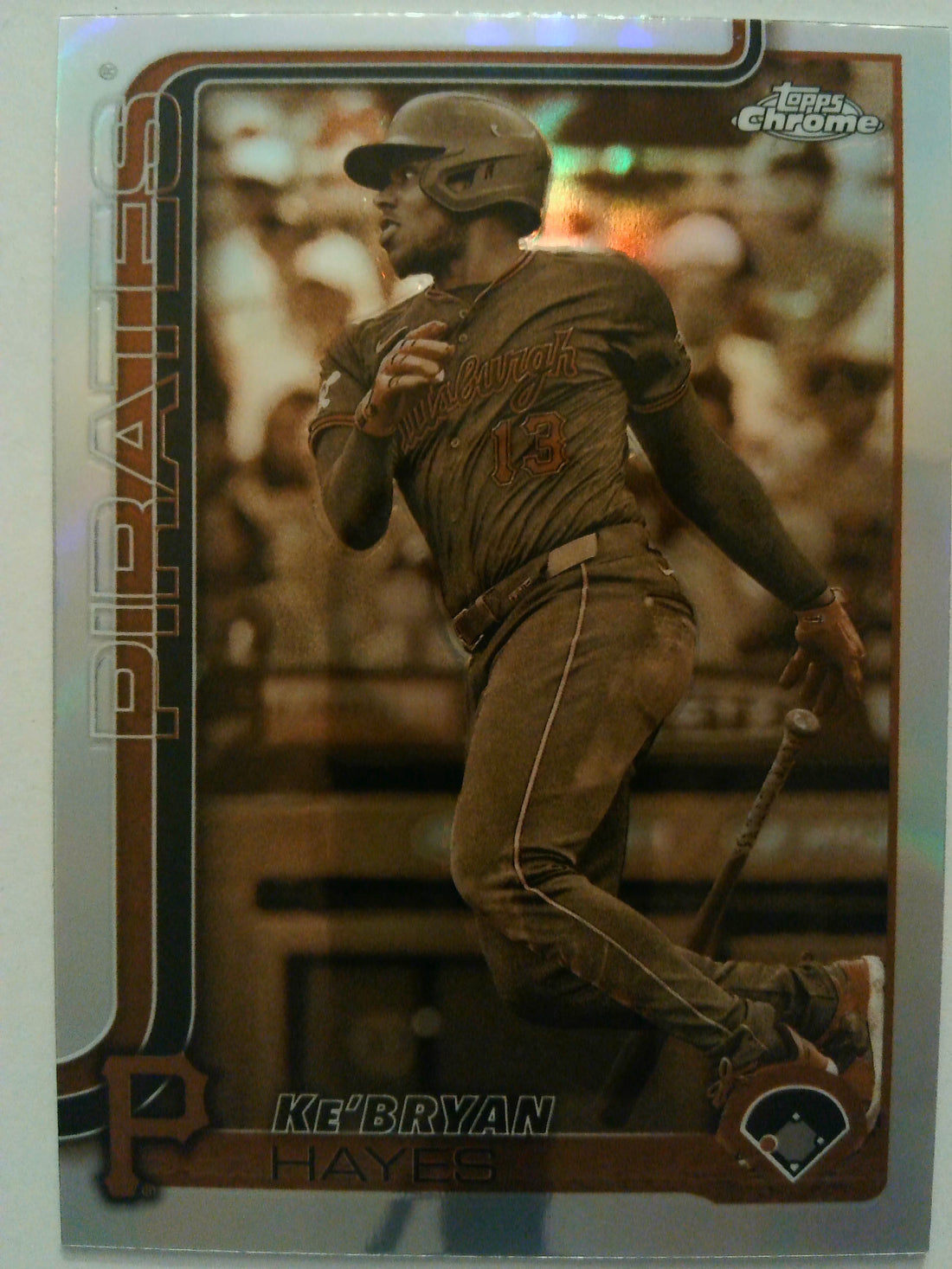 2025 Topps Chrome Baseball Sepia Refractors Ke’Bryan Hayes #196
