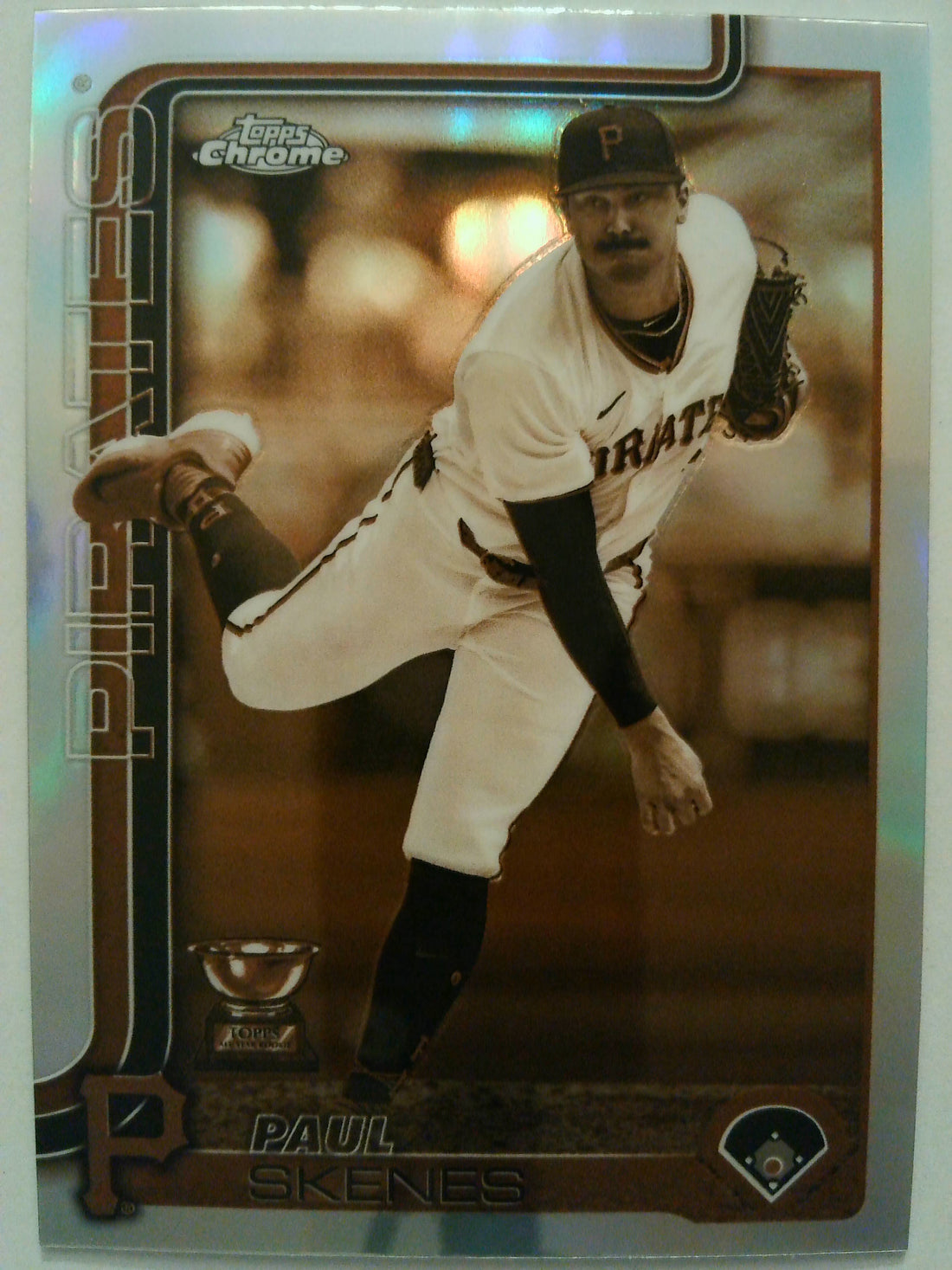 2025 Topps Chrome Baseball Sepia Refractors Paul Skenes #300