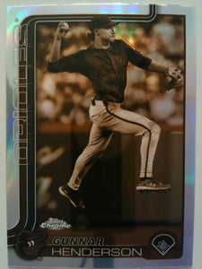 2025 Topps Chrome Baseball Sepia Refractors Gunnar Henderson #213