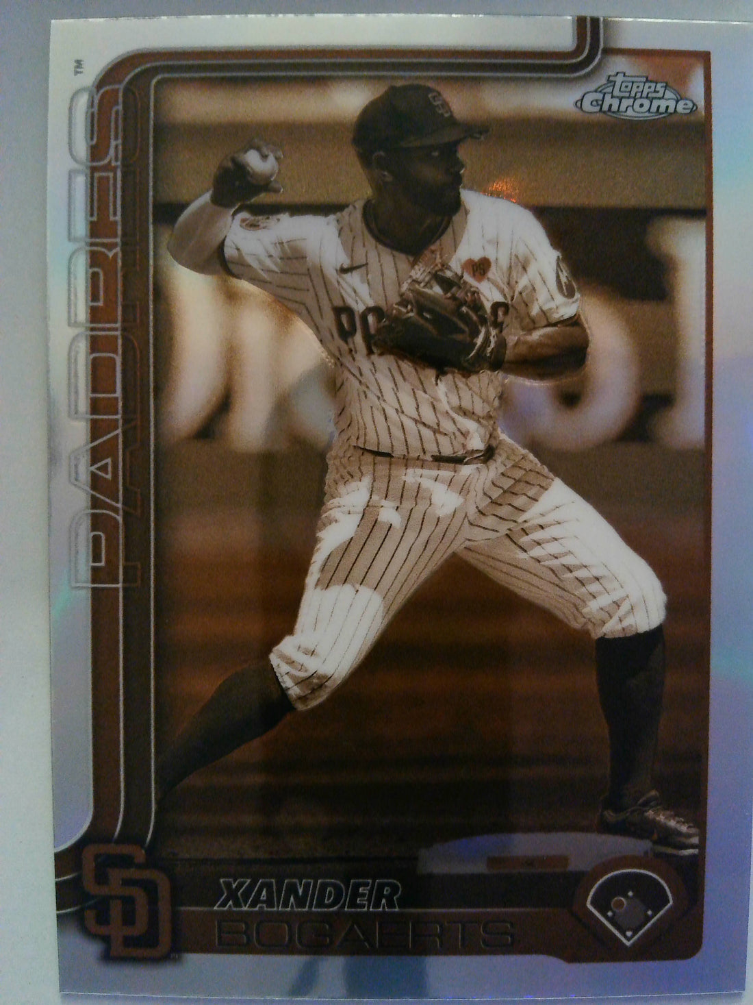 2025 Topps Chrome Baseball Sepia Refractors Xander Bogaerts #229