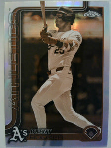 2025 Topps Chrome Baseball Sepia Refractors Brent Rooker #54