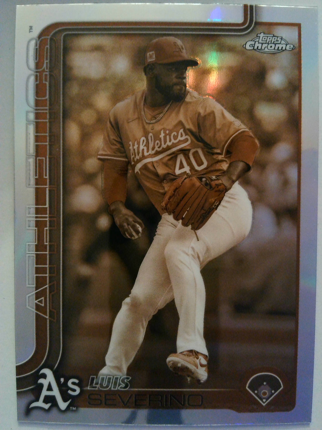 2025 Topps Chrome Baseball Sepia Refractors Luis Severino #241